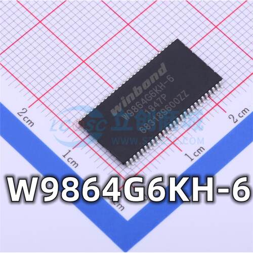 全新 W9864G6KH-6 封装TSOP-54 SDRAM 内存IC芯片 现货供应