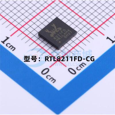 全新 RTL8211FD-CG 丝印8211FD 封装QFN-40-EP 以太网芯片