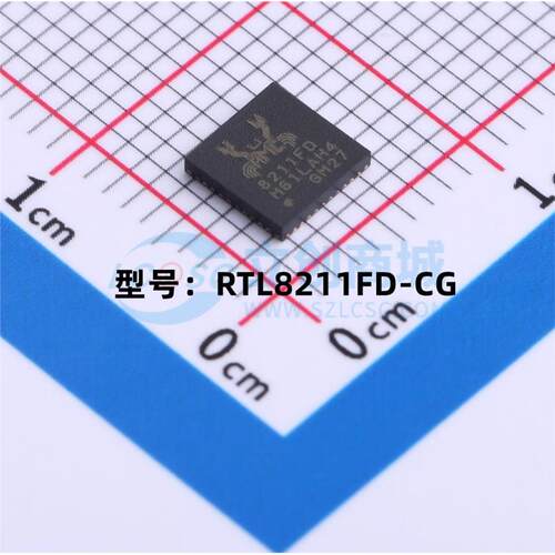 全新 RTL8211FD-CG 丝印8211FD 封装QFN-40-EP 以太网芯片