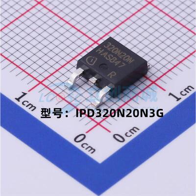 全新IPD320N20N3G封装TO-252 N沟道200V 34A MOS场效应管芯片