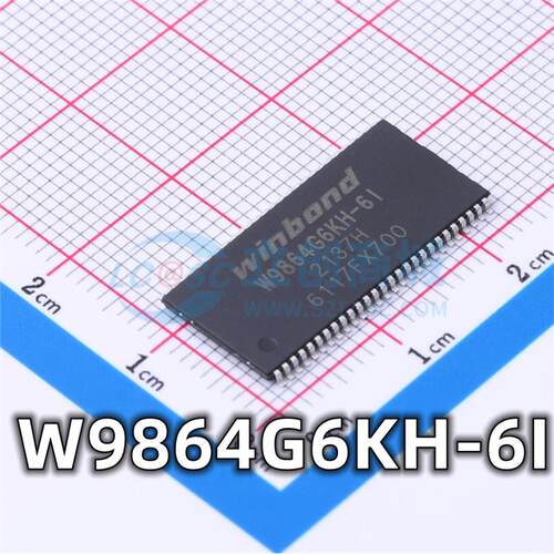 全新 W9864G6KH-6I 封装TSOPII-54 SDRAM 内存IC芯片现货供应