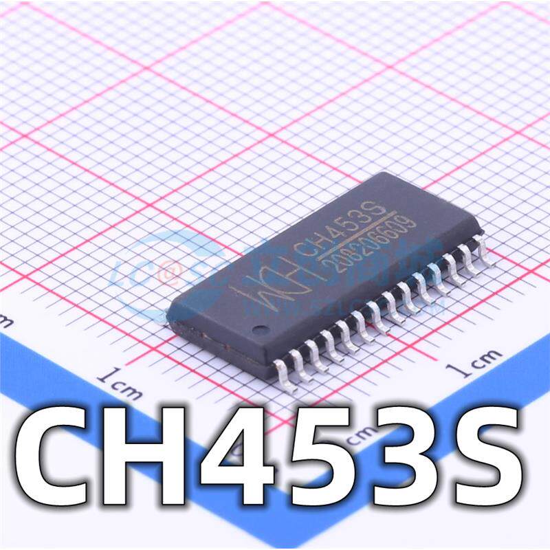 全新 CH453S 封装SOP-28 16位数码管驱动及键盘控制芯片 现货