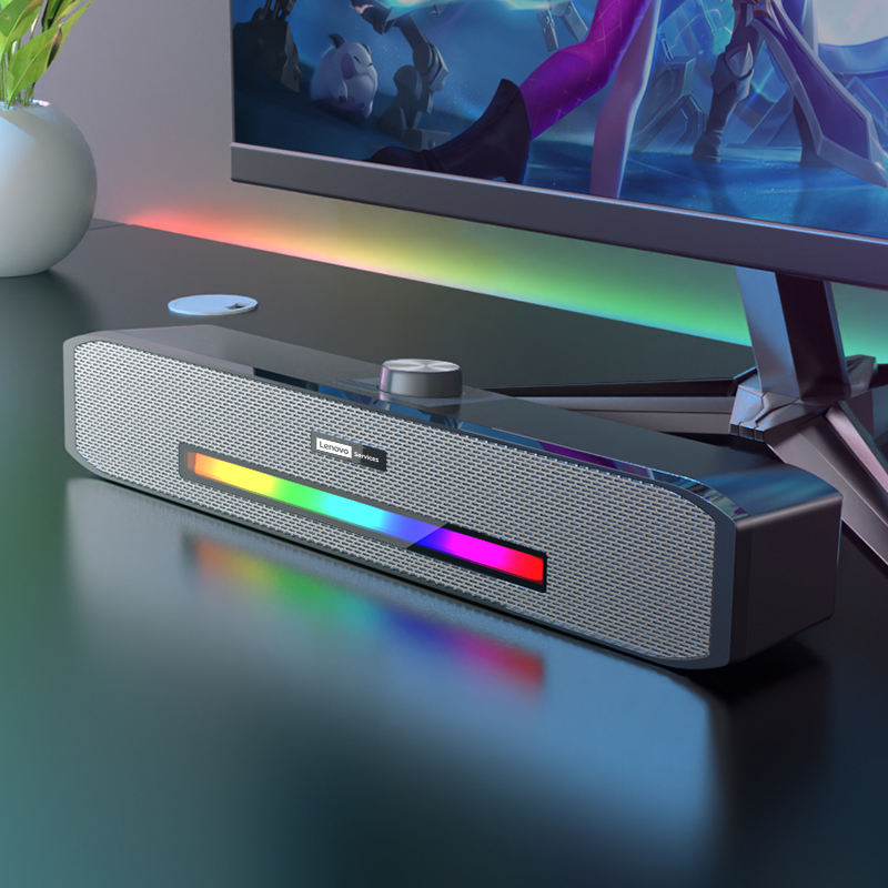 Lenovo联想音响台式电脑家用有线笔记本桌面扬声器喇叭小音箱