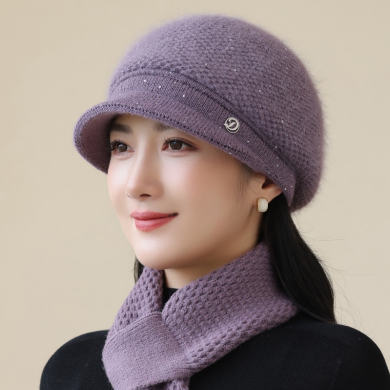 韩版时尚冬季针织毛线帽