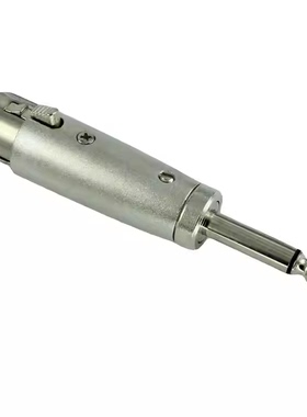 K3P三芯卡侬母头转J6.5mm单声公头 卡农音频转换接头 卡侬公对母