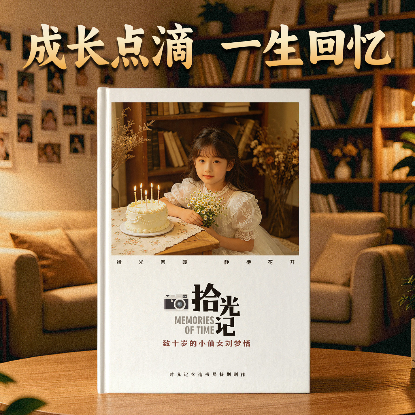 儿童成长纪念册成长礼成人礼礼物