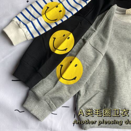 宽松风棉质本期特惠款儿童卫衣