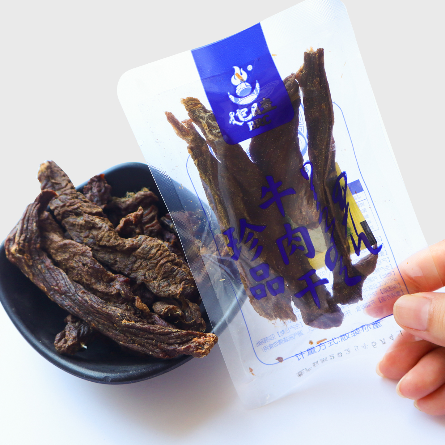 包日查超干牛肉干9成干风干牛肉干小袋独立包装250g