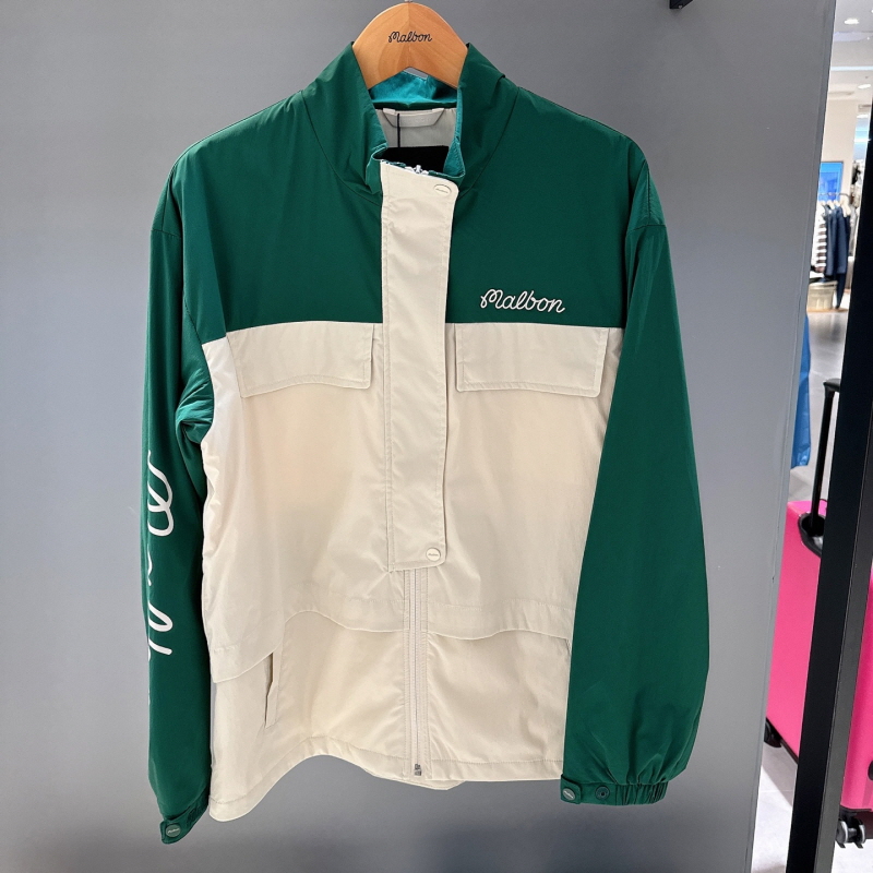 不退不换 MALBON 韩国代购 2024秋 时尚外套 M4322PJK14 4I12