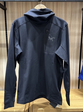 不退换ARCTERYX始祖鸟韩冬男卫衣 RHO LT HOODY ATPFM09423 5K17