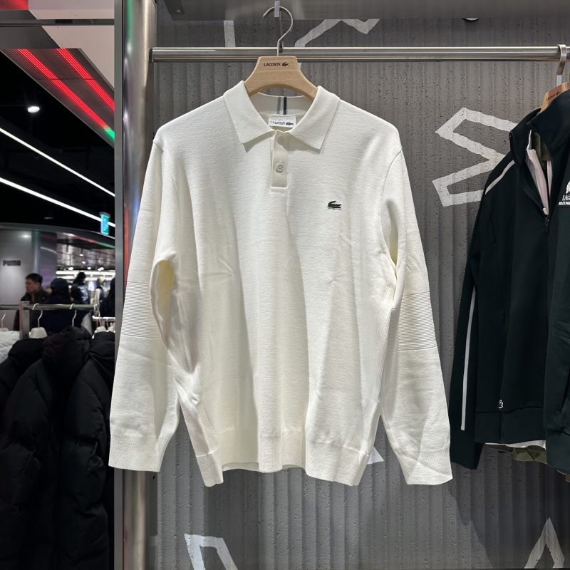 不退换全韩百货LACOSTESPORT韩代25冬男针织衫AH913E-55N 5K24