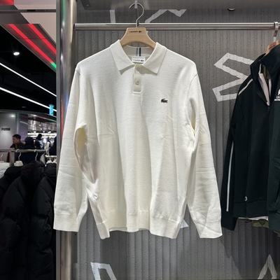 不退换全韩百货LACOSTESPORT韩代25冬男针织衫AH913E-55N 5K24