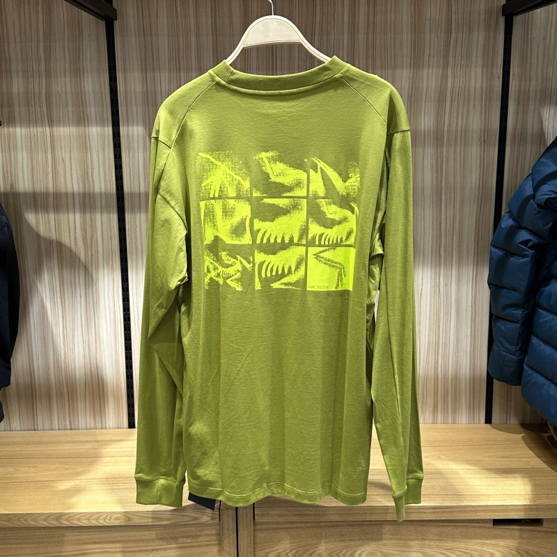 不退换全韩ARCTERYX始祖鸟韩代25冬男T恤TILE LS ATPFM09537 5K14