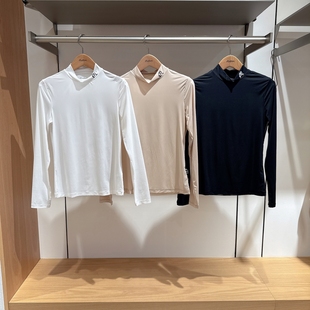 不退换全韩百货MALBON韩代25冬休闲百搭T恤 5L16 M6122PIN12