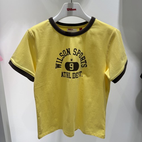 不退换全韩百货WILSON韩代2026春女男恤 W261002NTS22 6C20