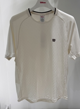 不退换全韩WILSON韩国代购26春男百搭休闲T恤 W261101TTS11 6B03