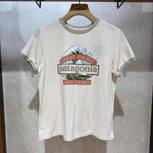 不退换PATAGONIA26春女T恤 Great Waves Ringer Tee 37864R5 6B27
