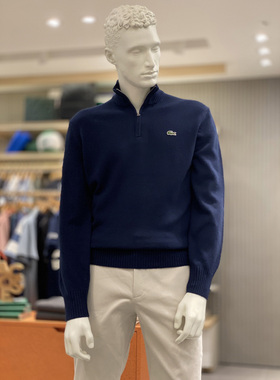 不退换全韩 LACOSTEMAN 韩国代购25秋毛针织衫 AH3052-55N 5J07