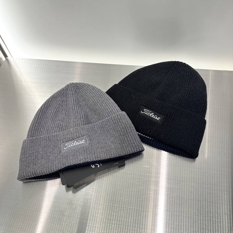 不退换全韩百货TITLEIST韩国代购2025冬 针织帽 TMPMA4914 5K12