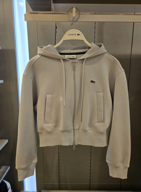 不退换全韩LACOSTELADY韩代26春休闲连帽外套 SF945956G 6A31