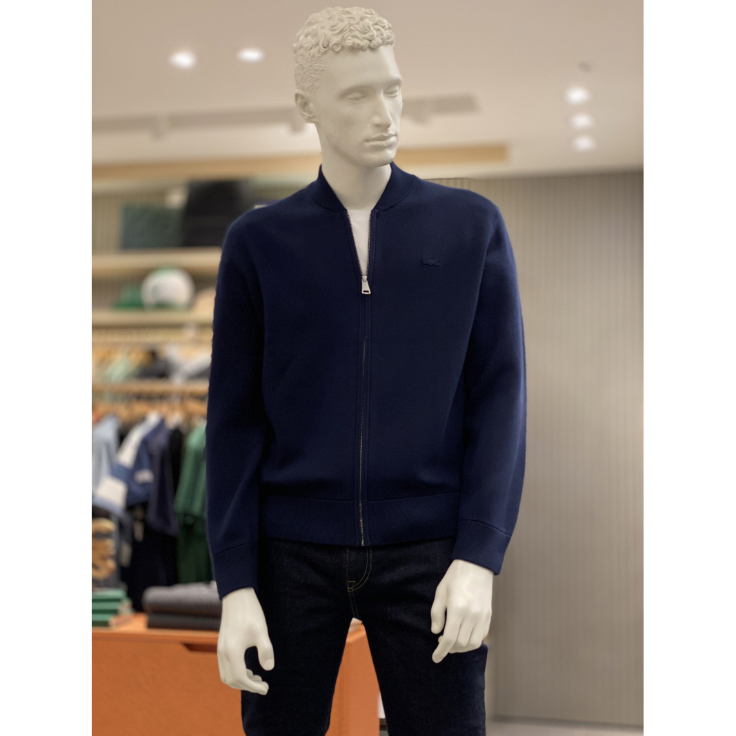 不退换全韩百货LACOSTEMAN韩国代购25冬针织开衫 AH5177-55N 5K14