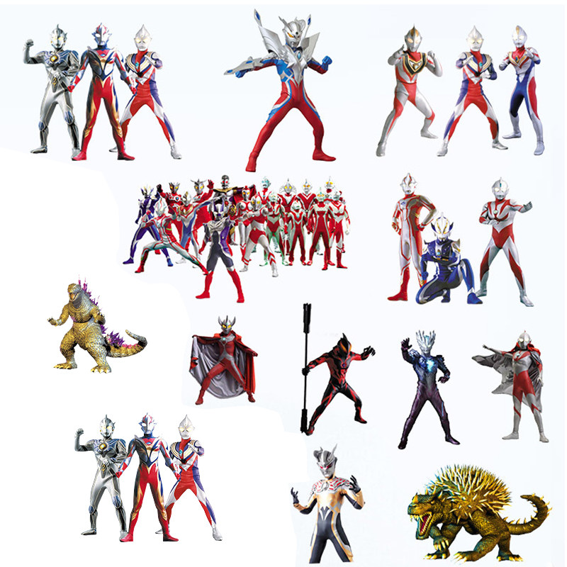 新款迪迦奥特曼咸蛋超人穿墙创意卡通动漫 卧室儿童房墙贴画