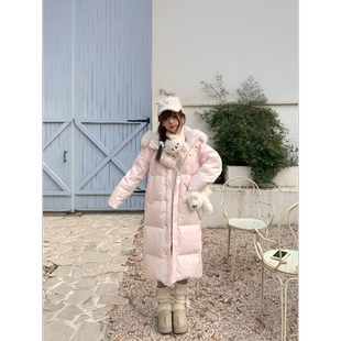 「小鸟自制」“小棉被”甜妹保暖白鸭绒羽绒服～发热石墨烯内胆