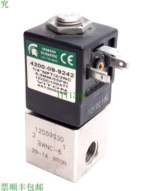 原装供应Spartan 4200-09-9242 电磁阀,2 路 N/C,12VDC,55psi,1/4
