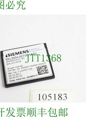 原装供应6SL3054-0EF00-1BA0 SINAMICS S120 CompactFlash 卡
