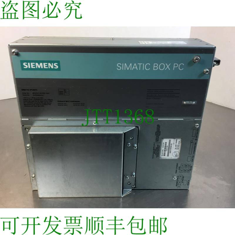 原装供应Simatic Box PC IPC627C 6ES7647-6CH50-1HA1 3B