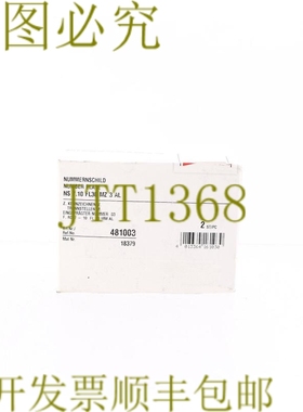 原装供应DEHN 481003 18379 号牌 NS 7.10 FL30 MZ 3 AL！ ！