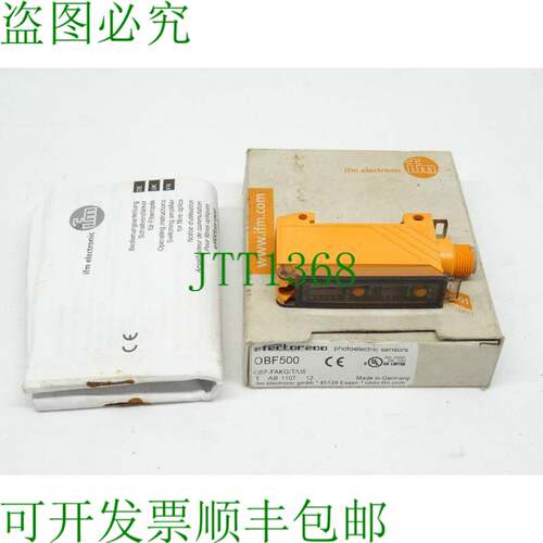 原装供应IFM OBF500 / OBF-FAKG/T/US 反射光检测器
