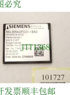 原装供应Sinamics S120 CompactFlash 6SL3054-0FC01-1BA0