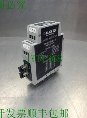 原装供应黑盒 MED100A RS-485/RS-232 转光纤驱动器模块。 3C-MS