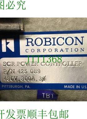原装供应ROBICON 425 089 480V 3PH 300A SCR 电源控制器。 4A