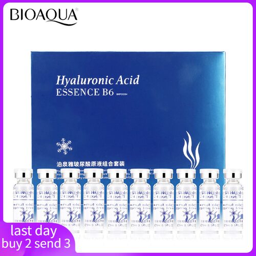 10pcs Serum Moisturizing Hyaluronic Acid Vitamin Face unisex