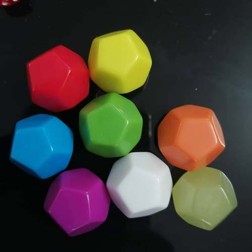 十二面空白骰子粒大号筛子五边型