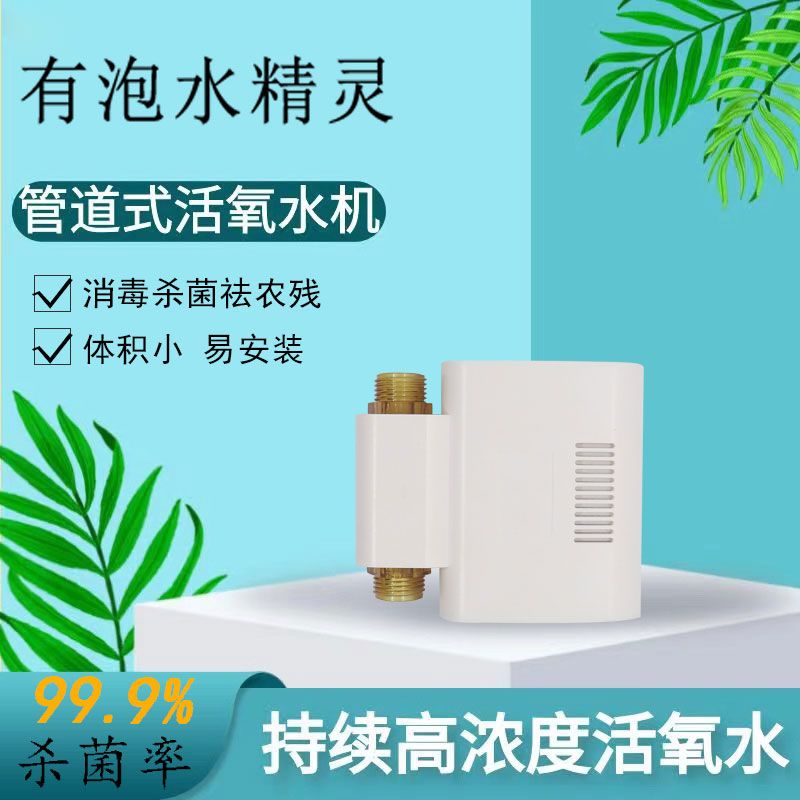 管道式活氧水机新品家用智能果蔬清洗衣机杀菌厨房净水臭氧发生器