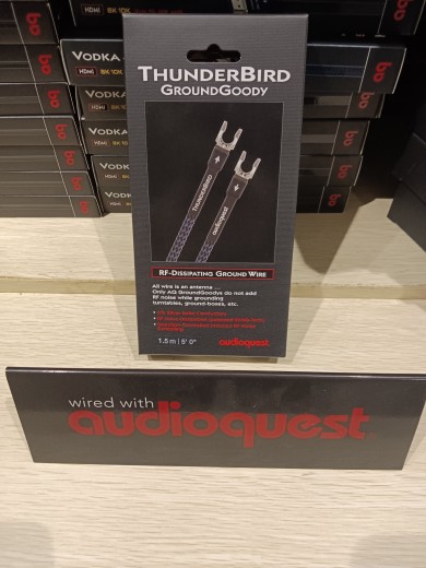 美国AudioQuest线圣 AQ 新款ThunderBird雷鸟实芯铜地线 正品行货