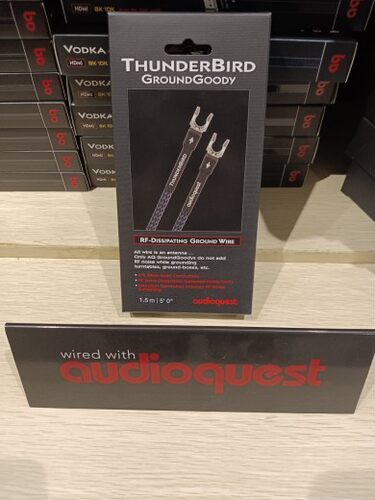 美国AudioQuest线圣 AQ 新款ThunderBird雷鸟实芯铜地线 正品行货
