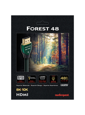 AQ线圣Forest 48森林HDMI线高清音频视频发烧Audioquest earc线
