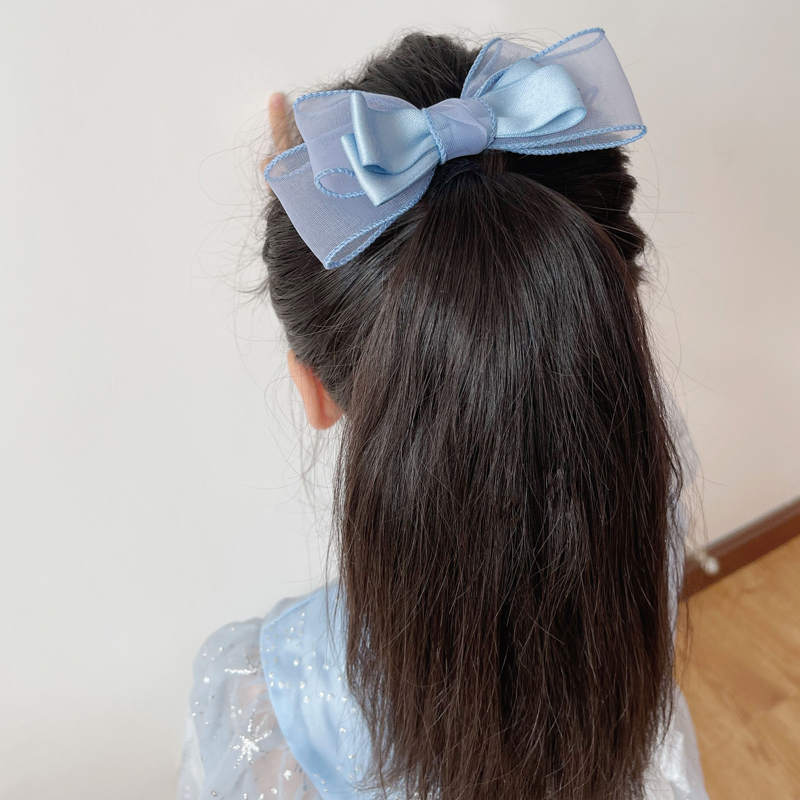 韩国儿童三层蝴蝶结小女孩发夹