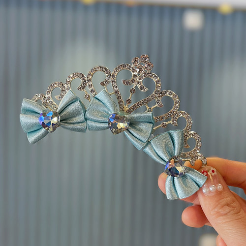 韩版皇冠插梳女童演出花童拍照