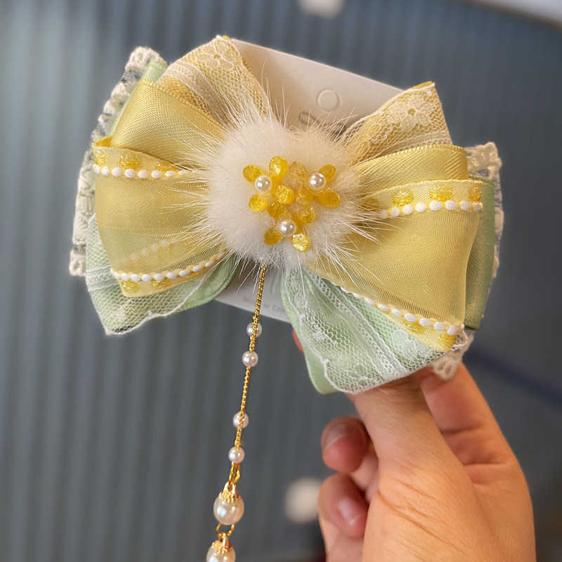 国风儿童蝴蝶结古风桂花流苏发夹可爱宝宝头发饰女孩古装汉服配饰,童装/婴儿装/亲子装,发饰,淘宝优惠券,粉丝福利购,淘宝优惠卷