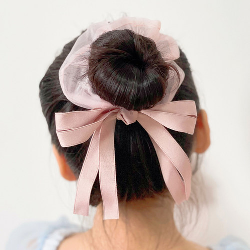 韩版女童蝴蝶结高弹力大肠发圈