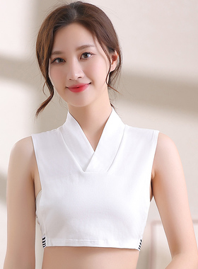 汉服假领子百搭女假领白色汉服中衣假领针织百搭汉服高档衣领内搭