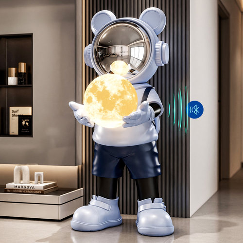 升级版太空人可变灯光蓝牙音箱