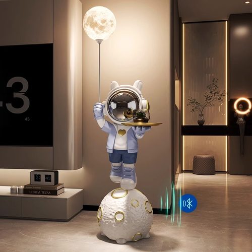 太空人落地摆件智能音响
