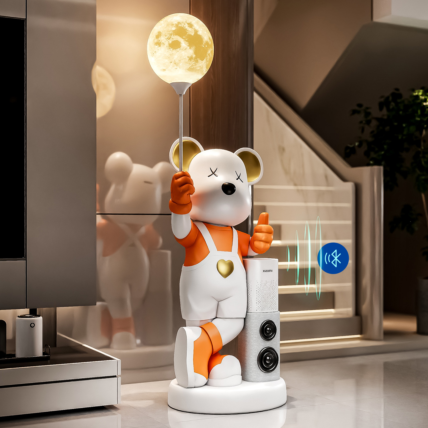 暴力熊客厅大型落地摆件