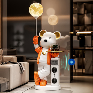 客厅摆件暴力熊落地存钱罐家里氛围感装 饰咖啡厅精致创意轻松造景